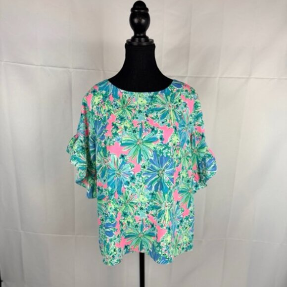 Lilly Pulitzer Top Size M - Picture 1 of 3